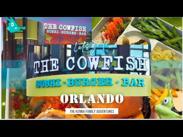 MOST INSANE BURGERS at The Cowfish Sushi-Burger-Bar at Orlando