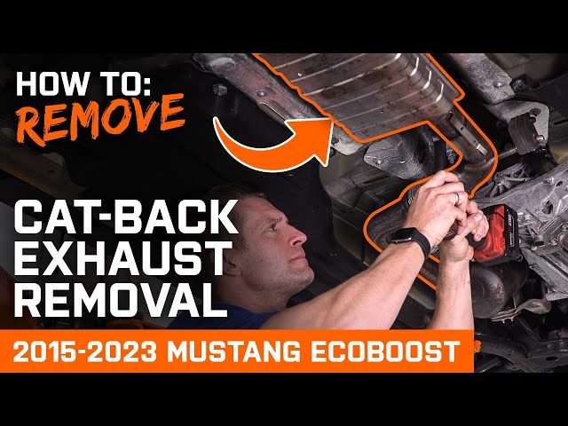 How to Remove Cat-Back Exhaust | 2015-2023 Mustang GT 5.0L