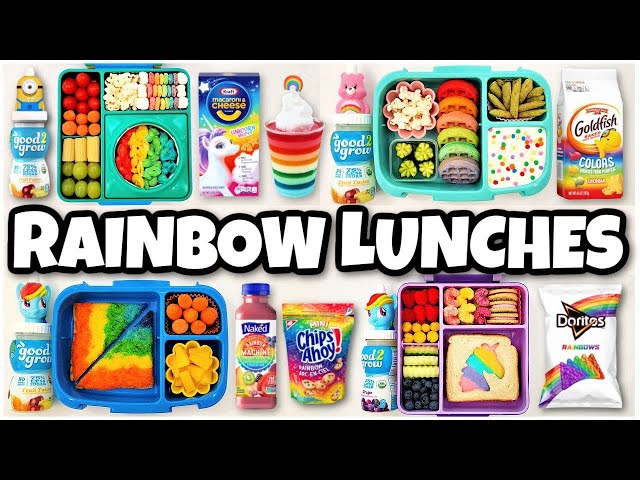 *NEW* RAINBOW Lunch Ideas 🌈 Bunches Of Lunches