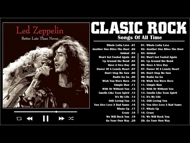 Classic Rock 70s 80s and 90s Best Hits | The Chosen Music Collection