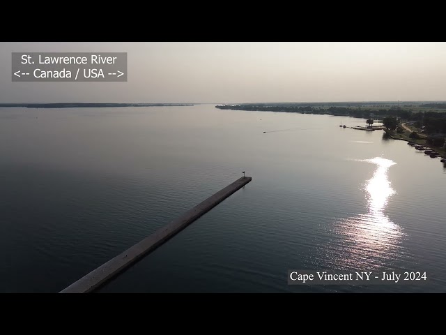 4K UHD - Cape Vincent New York - Drone Flight