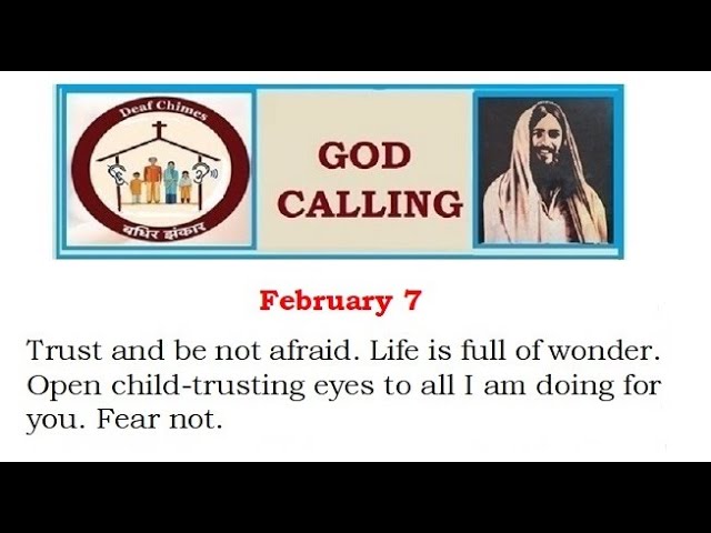 "GOD CALLING FEB 07 GOD SPEAKING in ASL God's Word- #religion #biblestudy #signlanguage #deaf