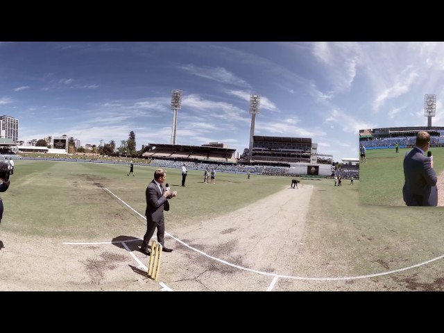 360: On the pitch with Warnie