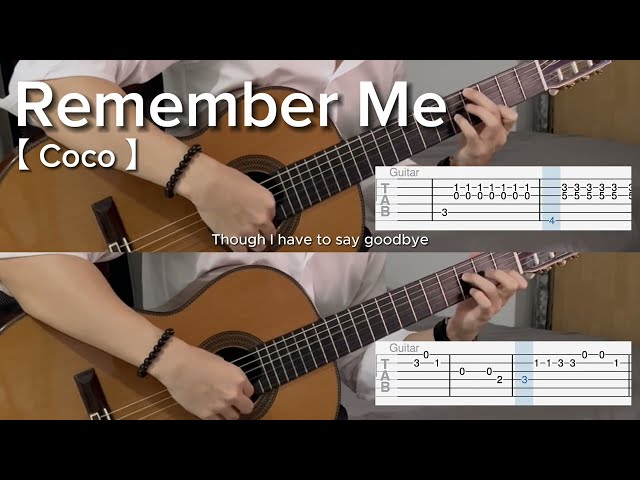 Coco | Remember Me (EASY Guitar Tab)