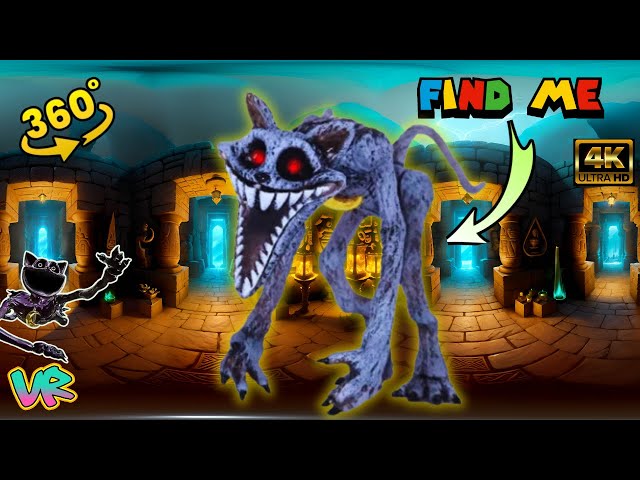 Nightmare catnap VS Catnap Monster  Poppy playtime 3 | Finding Challenge 360 | VR World 360