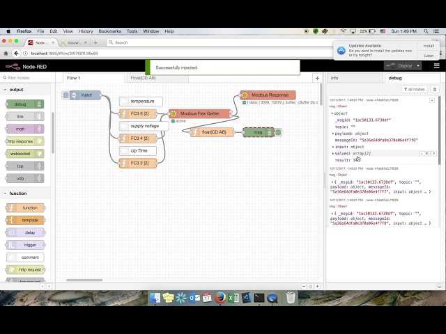 Node-RED with Modbus Tutorial (part 2)