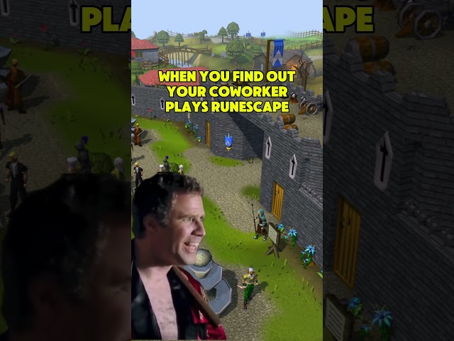 When you find out your coworker plays RuneScape #oldschoolrunescape #osrs #runescape