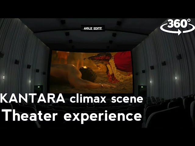 Kantara climax scene | 360° | Theater experience | kantara | Rishab shetty | hombale films