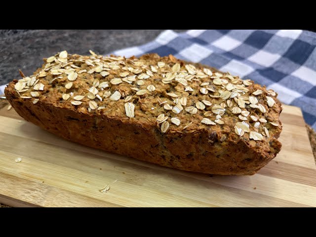 Oat Bread Recipe for Weight Loss ! WITHOUT KNEADING, WITHOUT FLOUR, WITHOUT OIL !