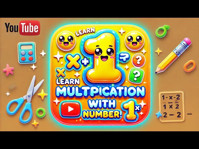 Multiplication by 1: Easy Math for Kids & Beginners! 🧮✨ #MathHelp #MultiplicationMadeEasy