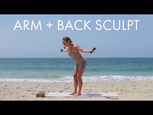 15 Min Arm + Back Barre Sculpt Workout | Stand Taller