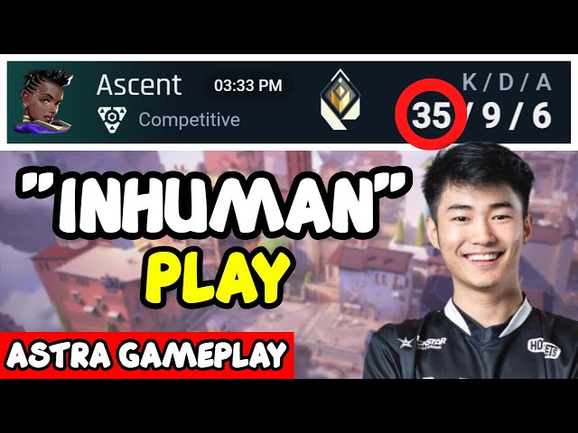 NRG s0m plays Astra on Ascent | Valorant Pro Gameplay