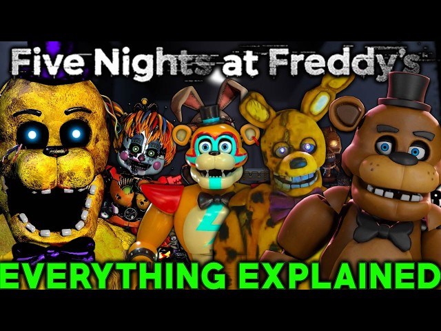 FNAF Explained! (The SUPREME Guide | Entire Timeline, Full Lore, AIs, History and MORE) - 2024