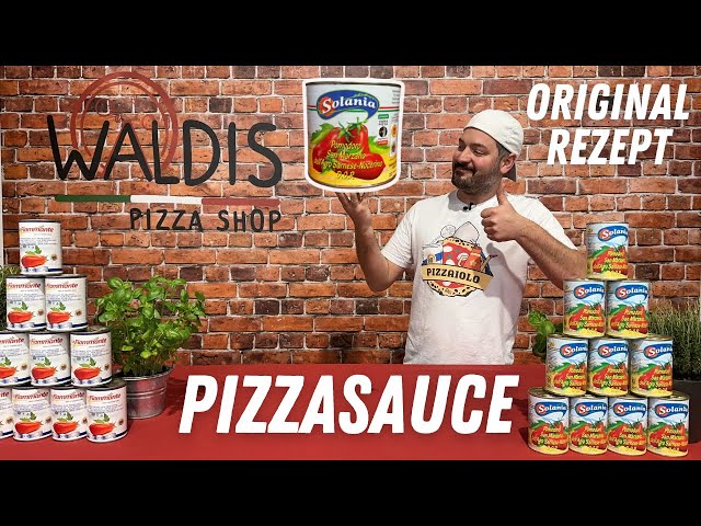 Klassische Pizzasauce mit San Marzano Tomaten