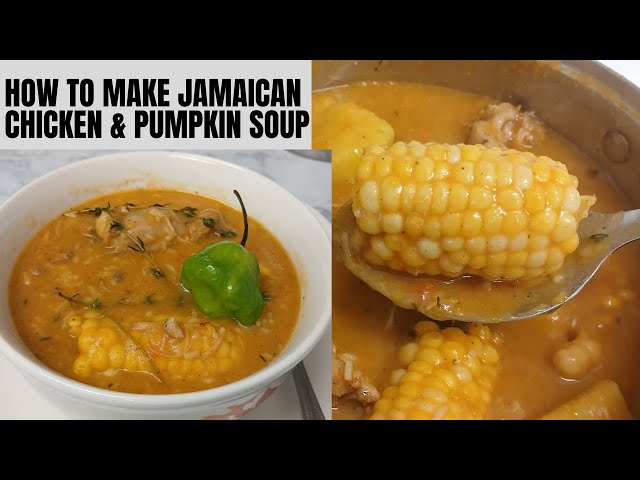 Unleash the Flavor: Jamaican Chicken and Pumpkin Soup!