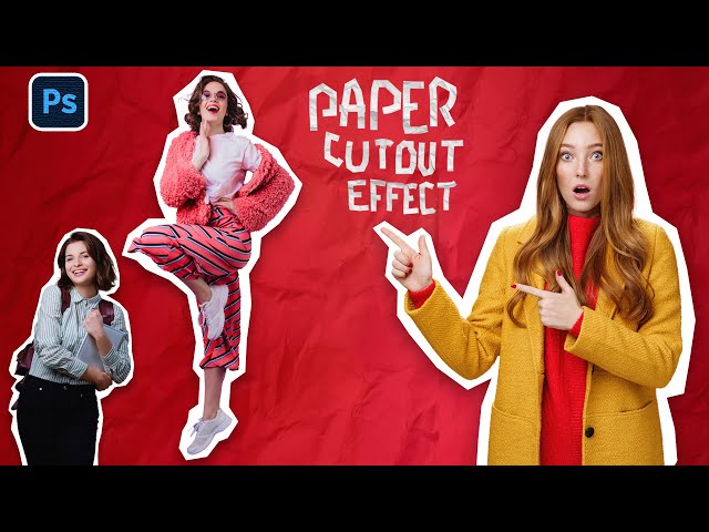 Create Paper Cutout Effect in Photoshop | Paper Cutout Effect | JZ Graphics