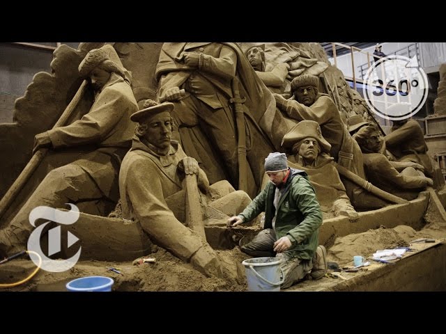 Sculpting America in Japan’s Sand | The Daily 360 | The New York Times