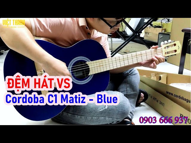 Cordoba C1 Matiz Blue - Đệm hát Bolero | Bán Guitar Cordoba Chính Hãng