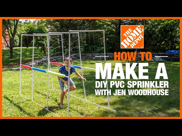 DIY PVC Sprinkler with @JenWoodhouse1 | The Home Depot Kids Workshops