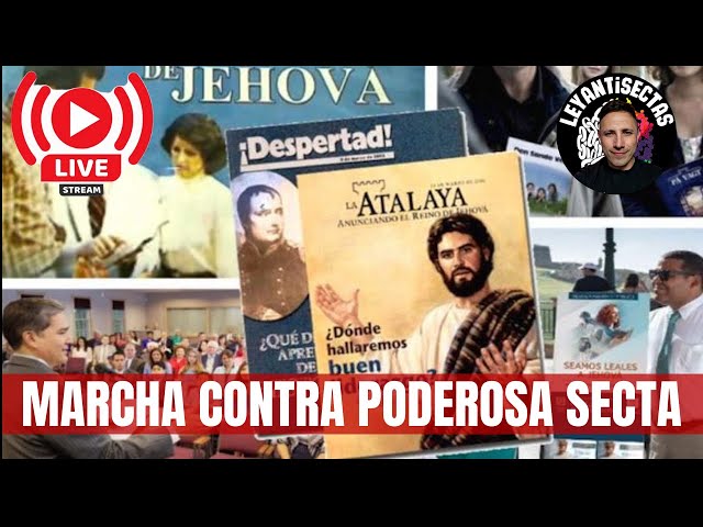 Cubrimos en vivo la marcha Contra la #Secta Testigos de Jehová