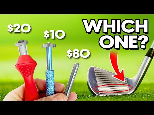 This Golf Groove Sharpener Worked WAY BETTER Than We Thought! ...