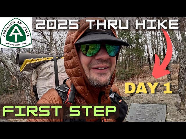 2025 Appalachian Trail Thru Hike Day 1 Springer Mountain To Hawk Mountain Shelter #appalachiantrail