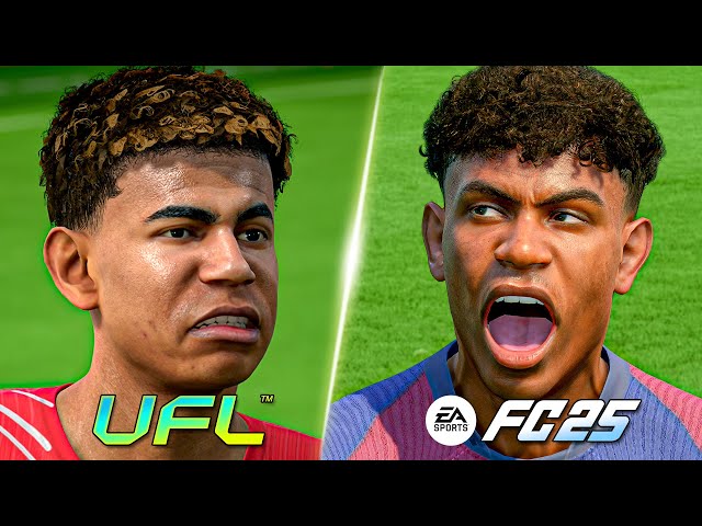 UFL vs FC 25 - Comparison - Graphics, Player Animation, Gameplay, Player Faces and more! #ufl #fc25