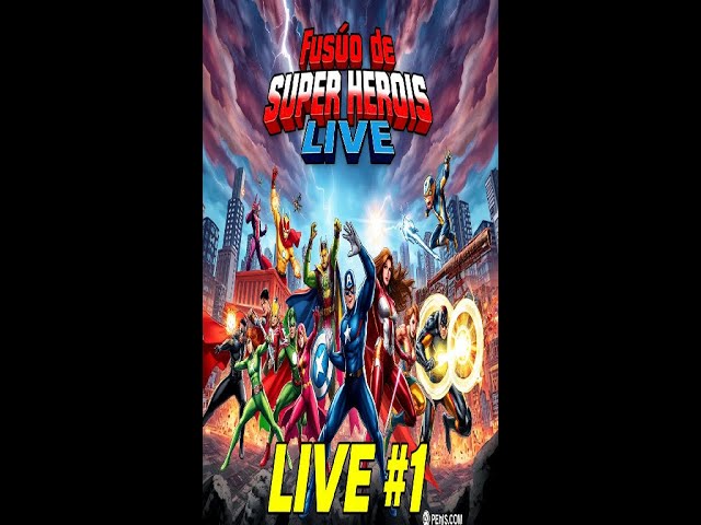 Fusão de Super Heróis LIVE #1