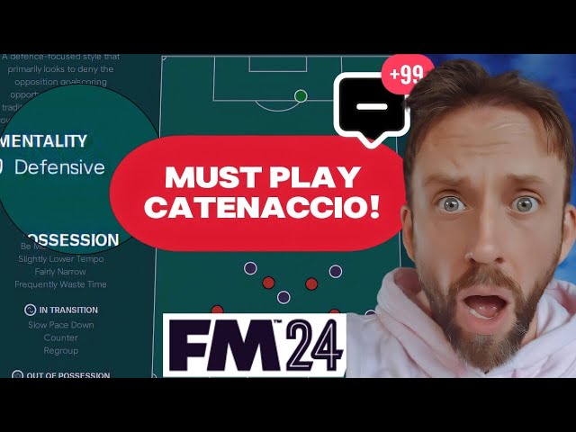 I Attempt A Season Playing CATENACCIO In Football Manager