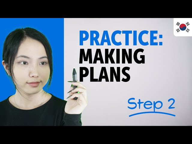 Practice Making Plans in Korean | Essential Sentence Patterns & Grammar