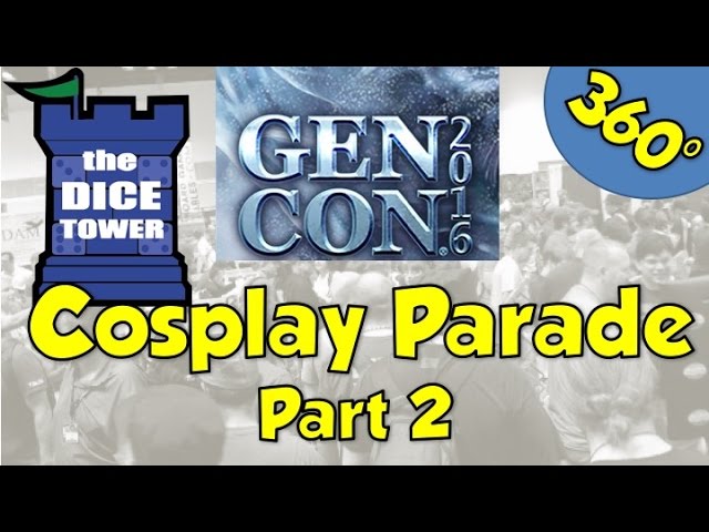 360° Dice Tower Experience - Gen Con 2016 Cosplay Parade Part 2