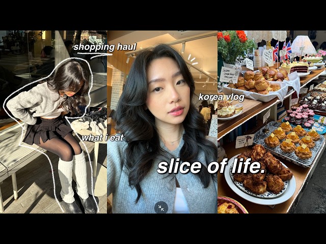 slice of life 💌 days in my life IN KOREA ft. what i eat, NEW HAIR, lots of shopping, fashion haul