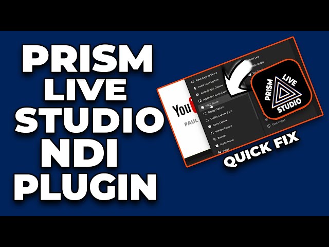 Easy Tutorial: Prism Live Studio NDI Plugin Fixed | Download & Install