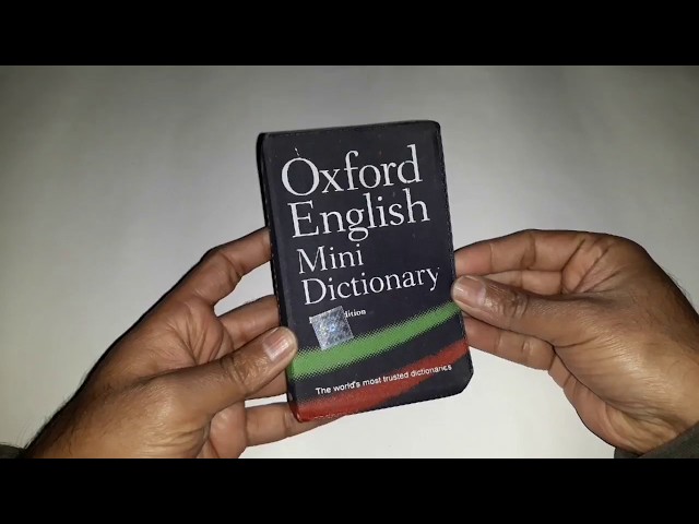 DICTIONARY' Oxford English Mini Dictionary  - MY BOOK SIZE