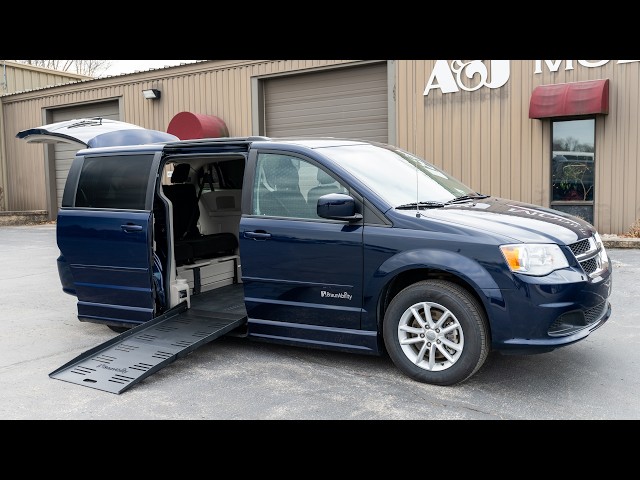 Wheelchair Van 360 VR 2016 Dodge Grand Caravan SXT Entervan power side wheelchair ramp - GR224030