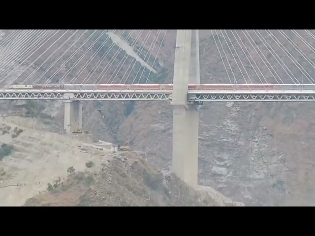 Successful trial run on the Katra-Reasi-Banihal section of the USBRL Rail Project in J&K