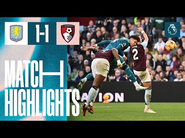 Evanilson's glorious last minute equaliser! | Aston Villa 1-1 AFC Bournemouth