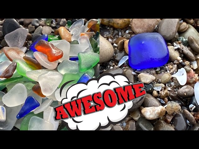 Sea Glass, Beach Glass Hunting on Lake Erie, Kingsville, Ontario, CA