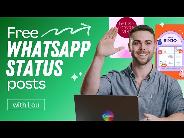 Create outstanding WhatsApp status posts with Canva