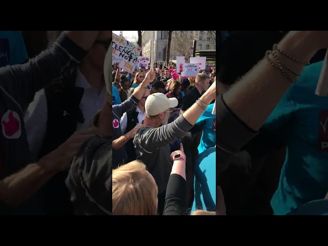 House Speaker Nancy Pelosi joins Naughty Raven at the 2019 SF Women's March