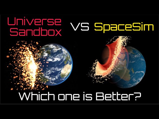 Universe Sandbox VS SpaceSim | 4K 60FPS