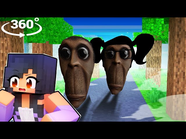 HOW APHMAU STOPPED OBUNGA FAMILY in Minecraft 360°