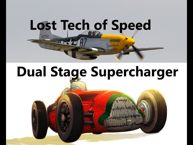 Dual Stage Supercharging 450hp out of 1.5 Liters in 1951