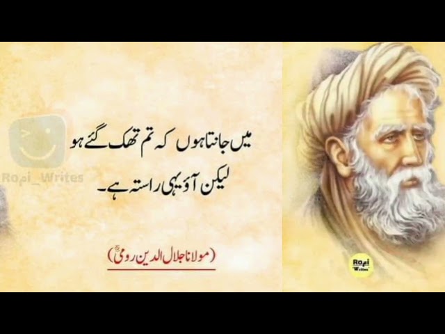 Jalaluddin Rumi ke Aqwal e zareen in Urdu Hindi