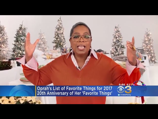 Oprah Releases 'Favorite Things' 2017 Gift List