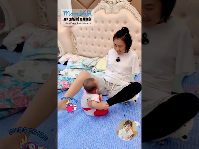 Tình mẹ #baby #cute #embe #cutebaby #babycute #haihuoc #vuinhon #giaitri #memes