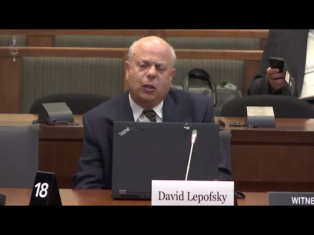 AODA Alliance Chair David Lepofsky House of Commons testimony Accessible Canada Act 5-year review