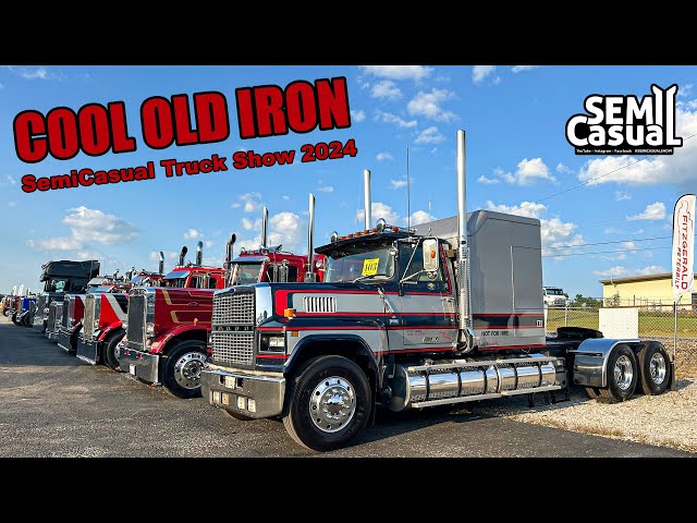 Old School Big Rigs at the SemiCasual Truck Show