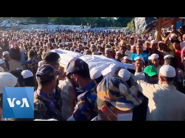 Funeral of Rohingya Leader Killed in Bangladesh