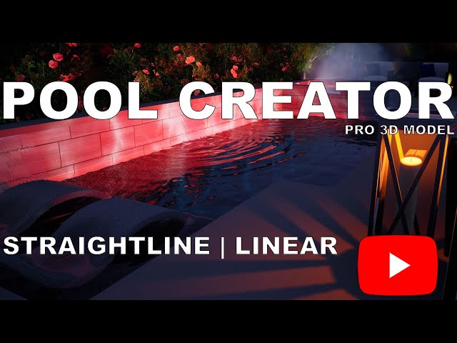 The Anderson Pool - Pool Creator Pro 3D Model